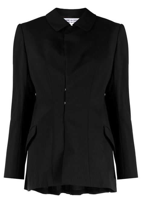 Giacca con colletto classico in nero - donna